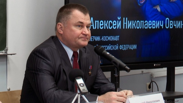 Герой России Алексей Овчинин рассказал рязанцам о жизни на МКС