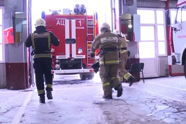 Три пожара потушили в Рязанской области за сутки