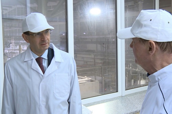 Игорь Щеголев посетил предприятие в Рыбновском округе