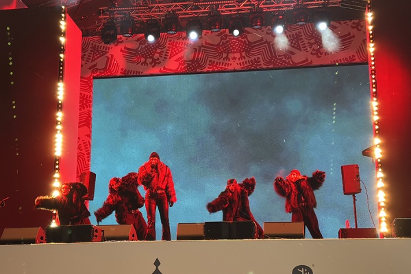 Концерт Bearwolf завершил первый день «Новогодней столицы России 2026»