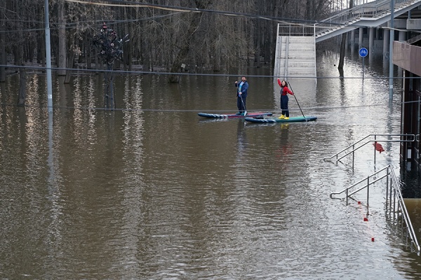 Уровень Оки в Рязани поднялся выше двух метров