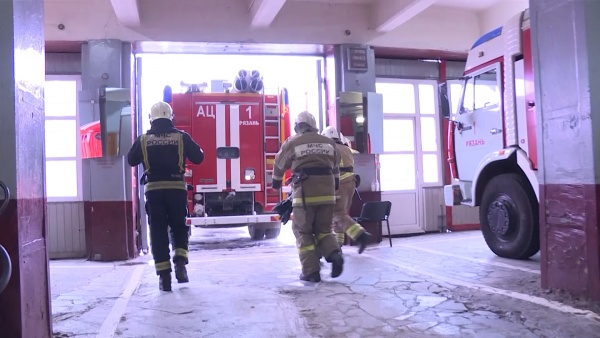 В Милославском районе провели тренировку пожарных