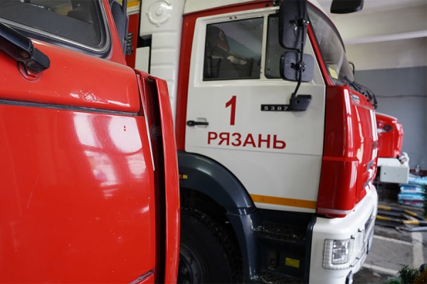 Пожар в Скопине унес жизнь мужчины