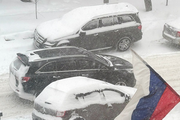 В Рязани образовались девятибалльные пробки