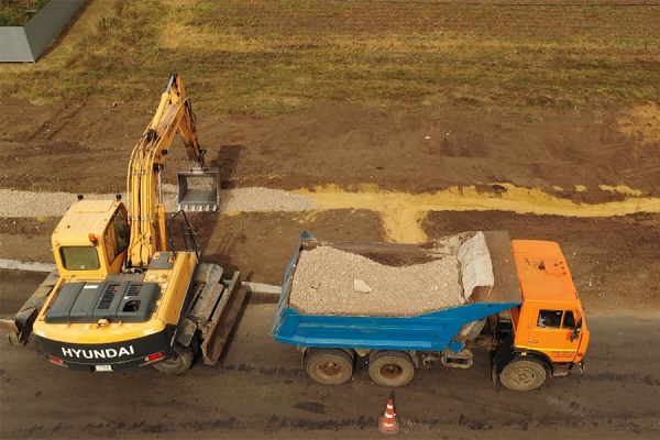 Строительство нового моста через Оку идет круглосуточно