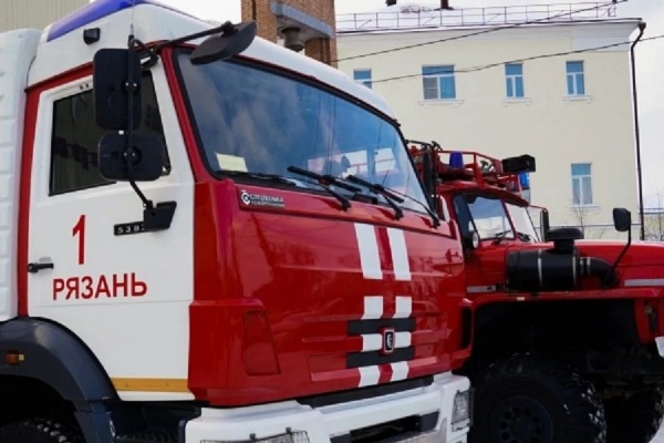 Пожар в Касимове тушили целую ночь