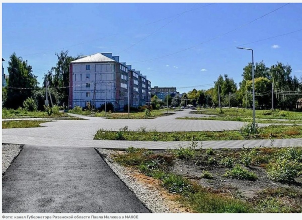 В Сасове создают новое пешеходное пространство